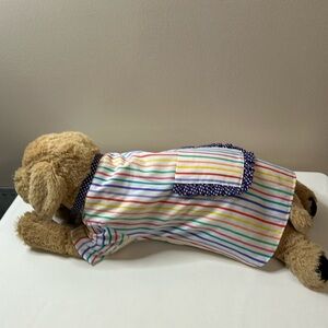 Adorable Multi Color Stripes Dog Shirt.